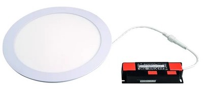 Rutec LED Rund-Panel Talan Multi Watt + Lichtfarbe starr weiß 220 mm 48502