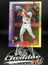 2025 Topps Chrome Update Series Matthew Lugo (RC) REFRACTOR Rookie Card #USC166