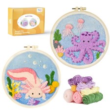 Punch Needle Kits Adults Beginner,Punch Needle kit for Beginners, Embroidery ...