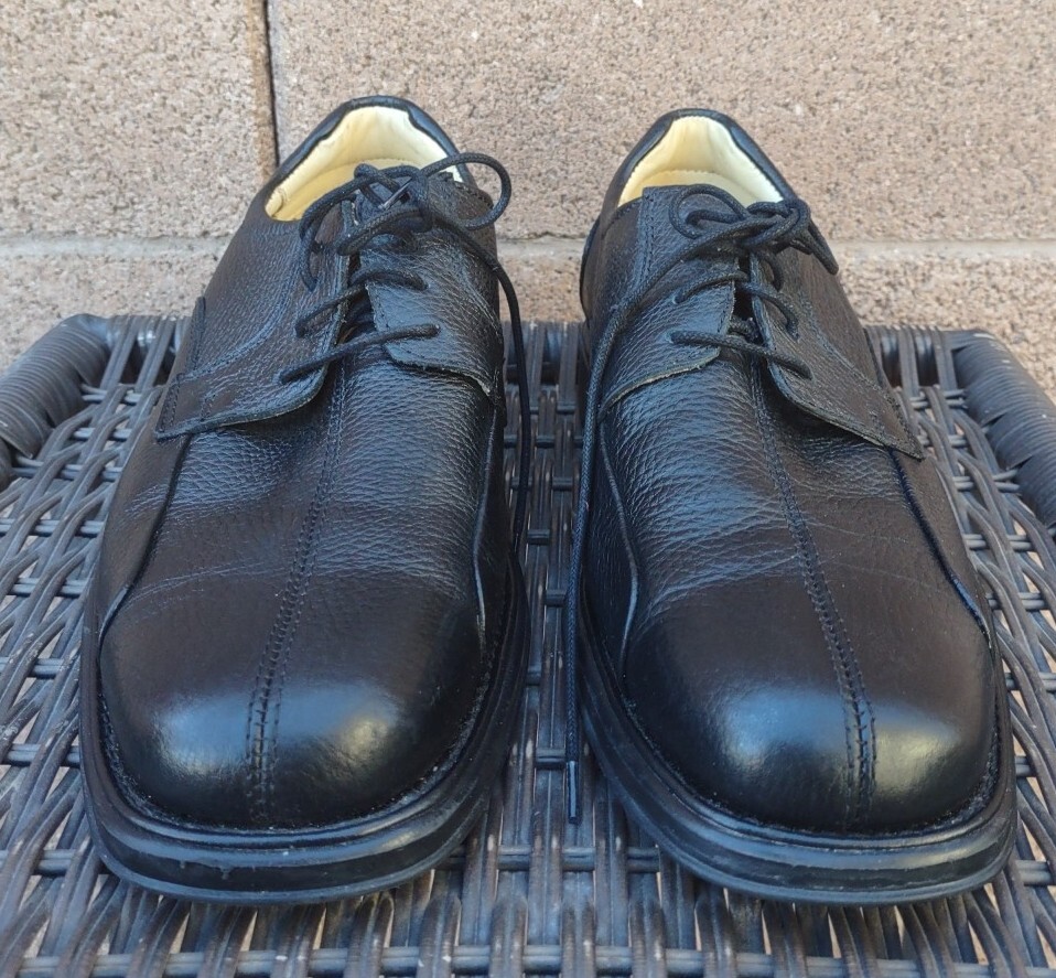 Studio Belvedere Mens Sz 8.5D Baybridge Black Pebbled  display picture 2
