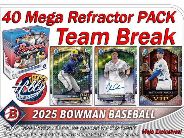 ARIZONA DIAMONDBACKS 2025 Bowman 1 Case (20 MEGABOX) TEAM BREAK #12