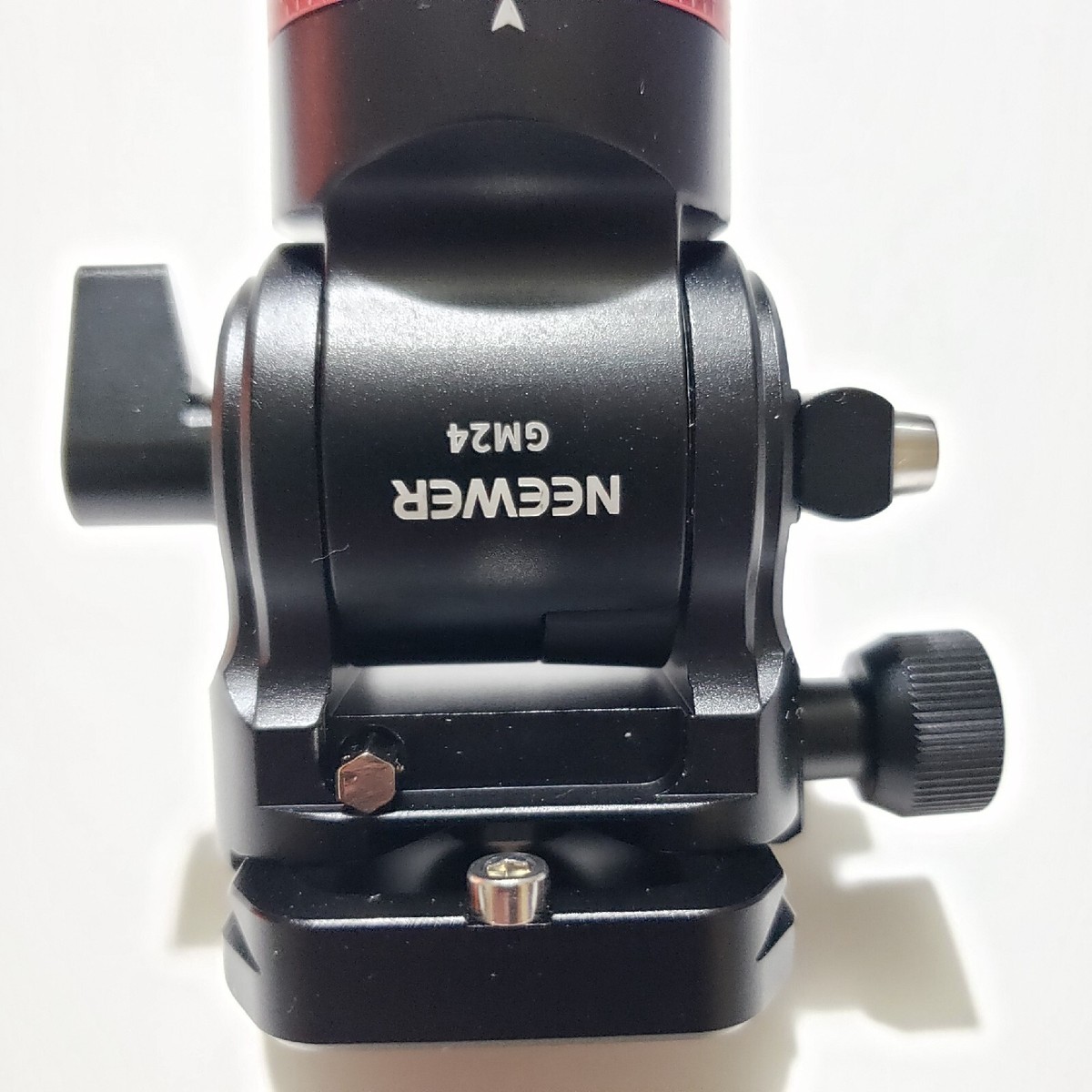 NEEWER Tripod Fluid Head Pan Tilt Head With Quick Release Plate And Handle, Metal Camera Tripod Head Compatible With Arca Swiss For Compact Video