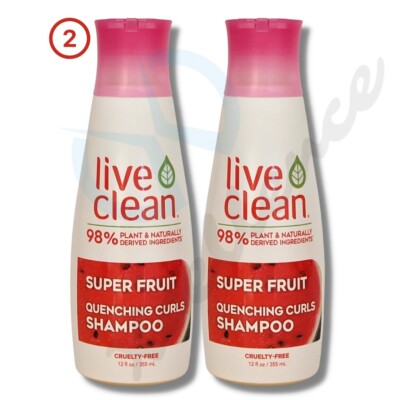 2 - Live Clean Super Fruit Shampoo, Cruelty Free, 98% Plant & Naturally Derived