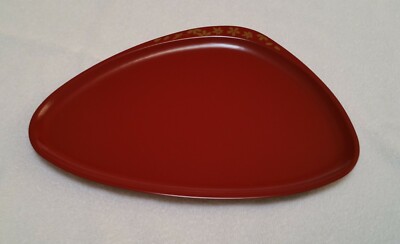 [NEW] Japanese Lacquerware Wooden Plate for Sweets & Confectionary - New In Box