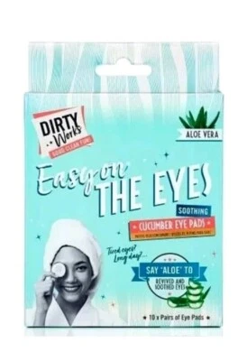 Dirty Works Easy On The Eyes Soothing Cucumber Eye Pads 10 x 5ml