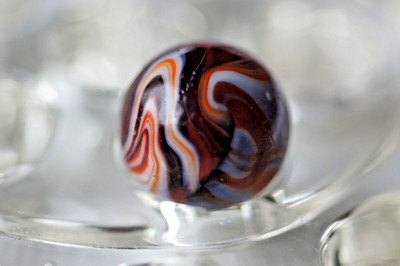 Akro Agate Cardinal Red Marble, 11/16''  RARE
