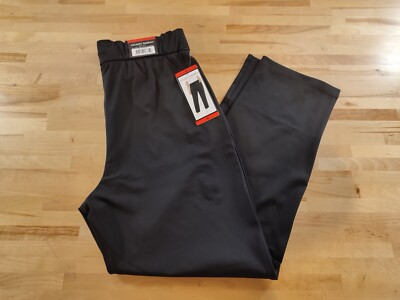 #ad Hilary Radley Ladies Mid Rise Pull On Pants with Pockets Black 27quot; Inseam Medium $17.09