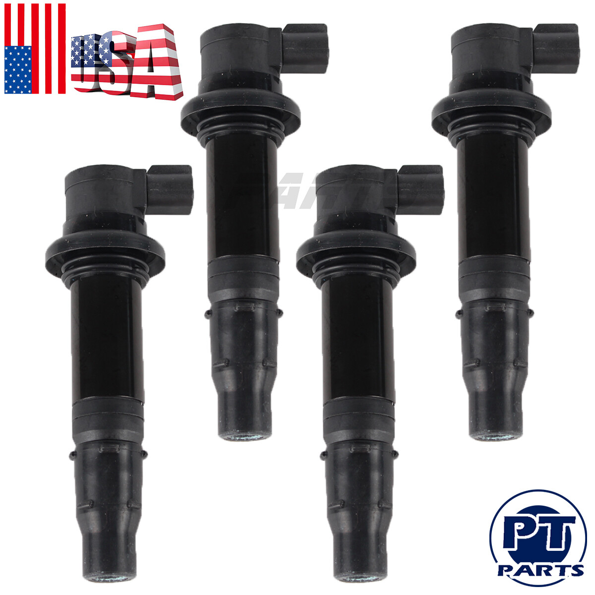 バイイー 4x 8FA-82310-01-00 Ignition Coil For Yamaha FZ1 Vmax1700 YZF