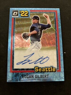 Logan Gilbert Optic Donruss Holo Oncard Auto 15/50