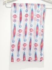 Infinity Scarf Pink Turquoise Orange Polyester Talla Unica EUC