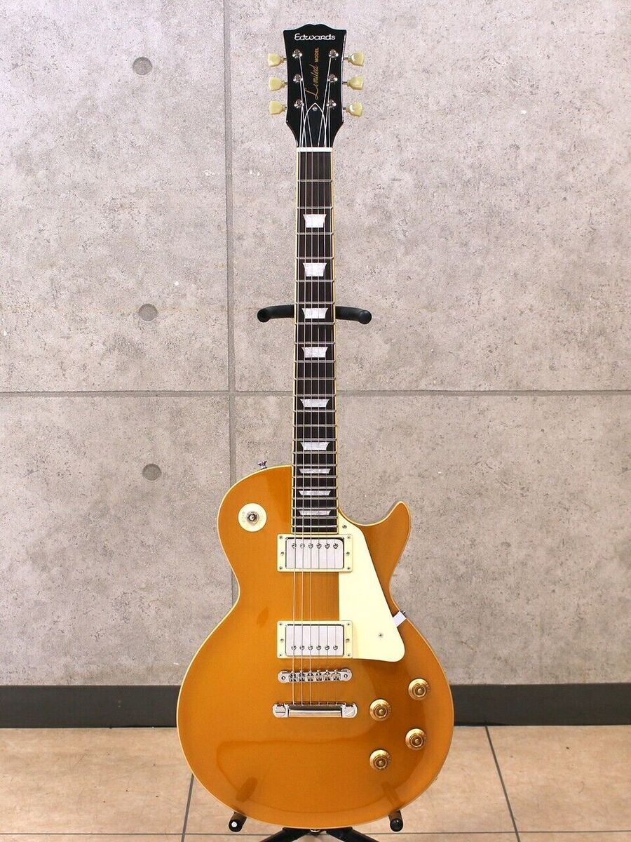 EDWARDS E-LP-STD Gold Top Les Paul type Electric Guitar Made EDWARDS E-LP-STD Gold Top Les Paul type Electric Guitar Made
