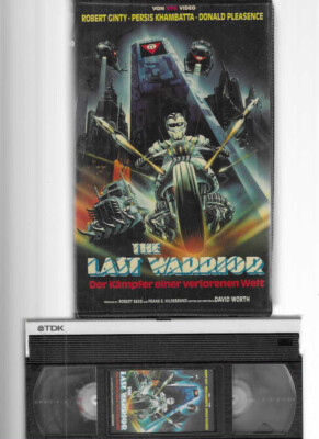 VPS Video Großcover  Robert Ginty   THE LAST WARRIOR  Selten  VHS Rarität FSK 18