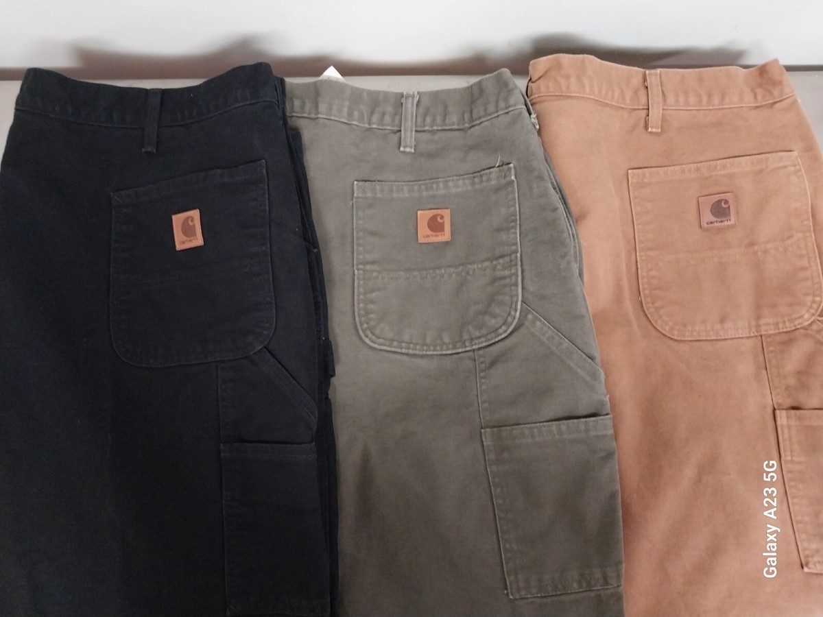 パンツ Carhartt flannel lined Carpenter Pants Amazon.com: Loose Fit Flannel-Lined Utility Work Pant by
