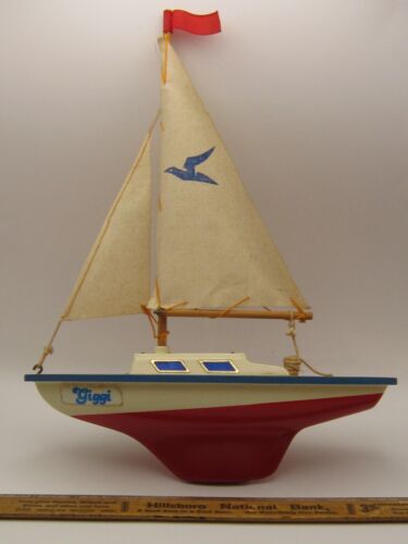 Vintage POND SAILING BOAT "Giggi" SEIFERT-BOOT ~ Model Sailboat ~ Best on ebay! - 第 1/13 張圖片