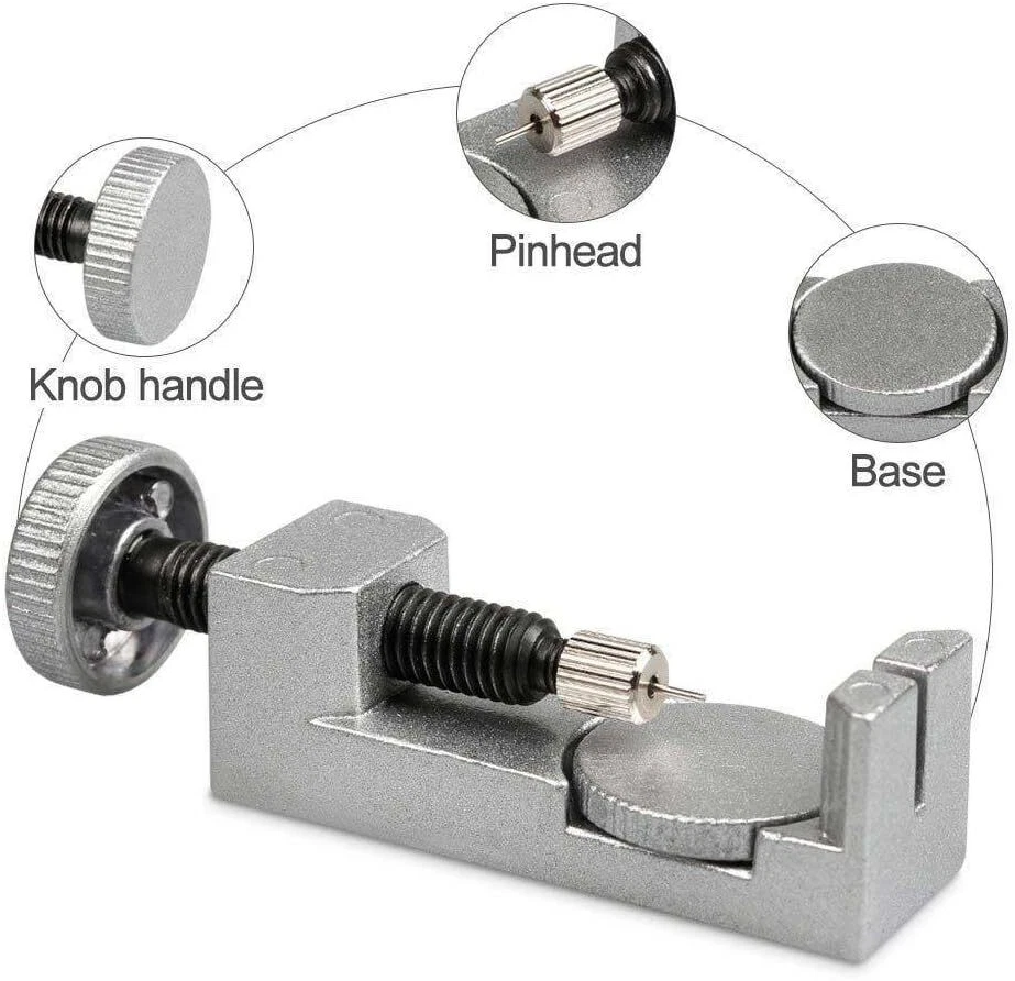 Metal Adjustable Watch Band Strap Bracelet Link Pin Remover Repair Tool Kit US - Image 3 of 4