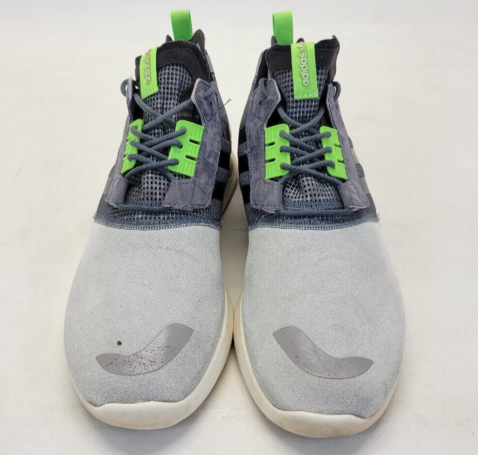 よしです Adidas ZX 8000 Boost Grey Green Black Sz 13 Mens Running Shoes