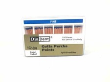 DIADENT Gutta Percha Points Endodontic Product 100 Pieces Size FINE 102-604