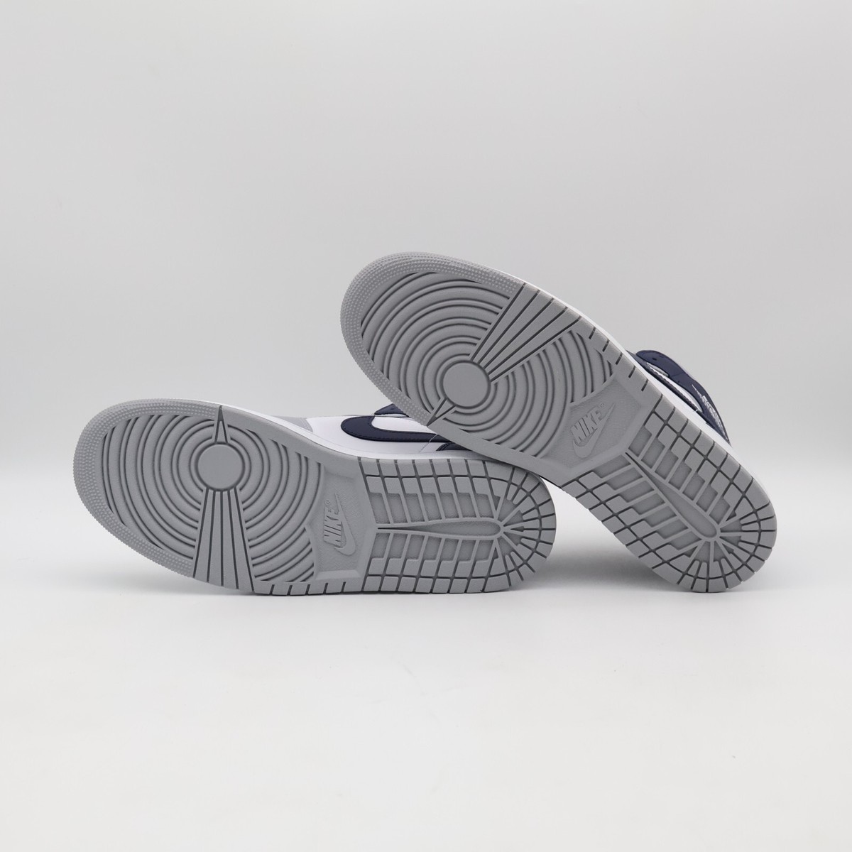 Buy Size 11 - Air Jordan 1 Mid Wolf Grey Midnight Navy online | eBay