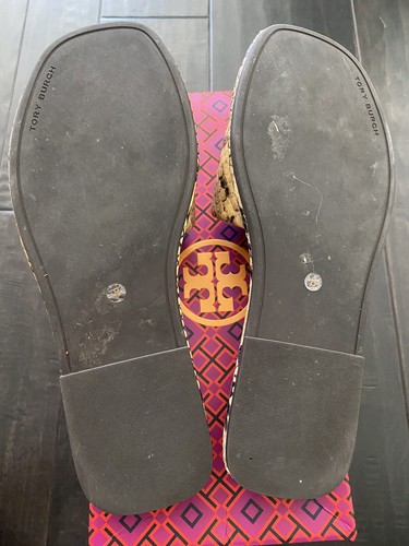 Tory Burch DoubleT Tobogán Deportivo | Mujer 8 | Cuero Estampado Serpiente - Imagen 4 de 5