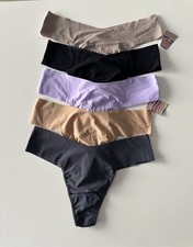 NEW Hanky Panky Breathe Assorted 5- Pack V-Cut Thongs  Size S