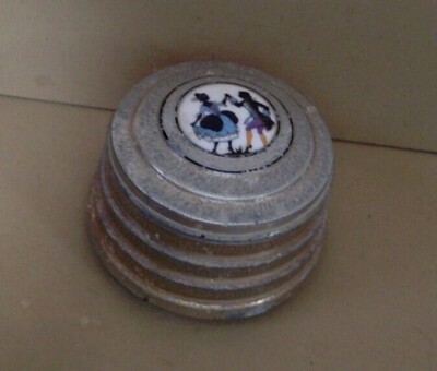 Vintage Metal Music Box. Maker Name Can't Be Read. Plays ''Easter Parade''