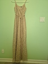 Lulu's | long lace dress | Golden brown Dress
