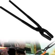 17" Forge Wolf Jaw Blacksmithing Tongs For Beginner Bladesmiths Craftsmen Master