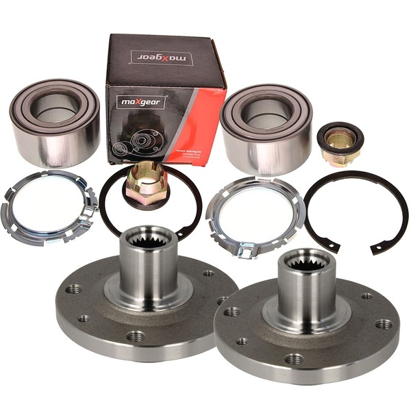 2X Maxgear Radlager + Topran Radnabe Satz Vorne FüR Renault Clio 3 4 Megane 2-image