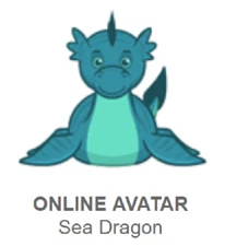 Webkinz Classic Sea Dragon *Code Only*