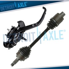 Front Right Steering Knuckle Hub Cv Axle For 2008 2009 - 2012 Honda Accord 3.5l