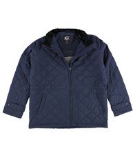 G-iii Sports Womens Plain Quilted Jacket, Blue, Medium