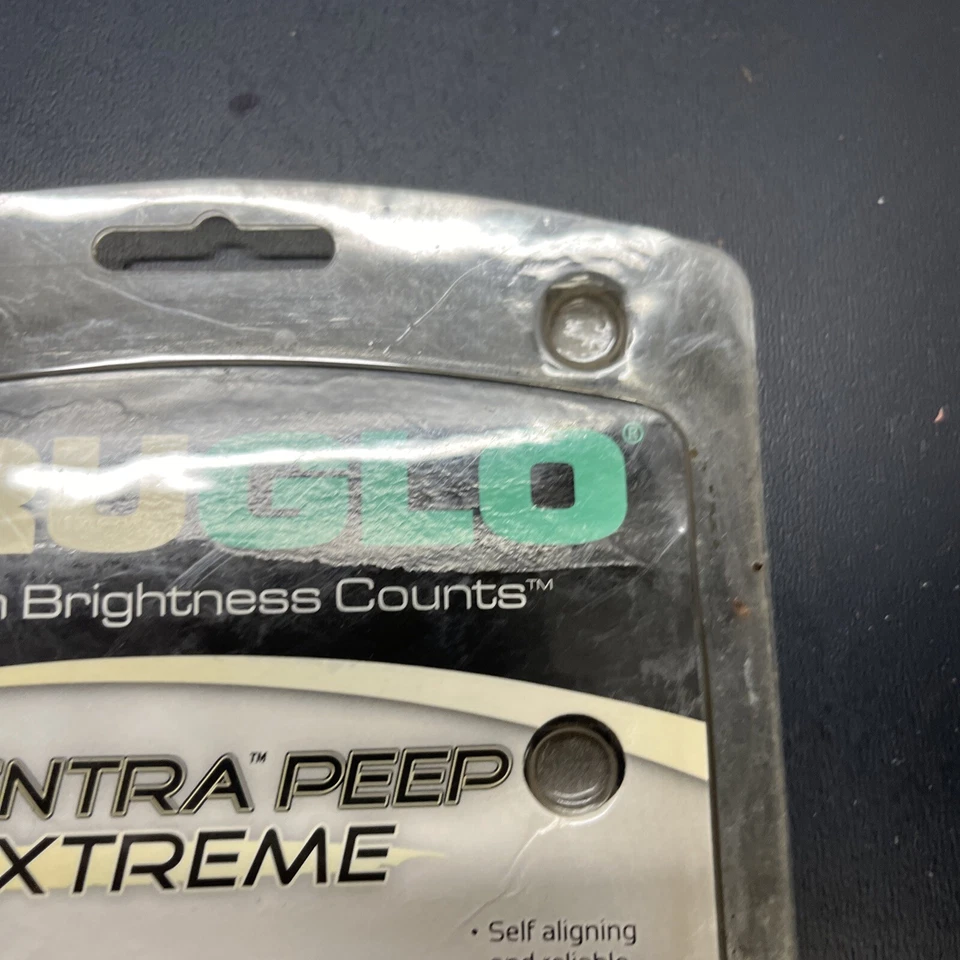 Tubo mira telescópica Truglo Centra Peep Xtreme 3/16" diámetro de apertura negro TG78Y M42A Foto 3 de 4