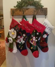 24" Reclaimed Vintage White Pine Coat Rack with 4 Railroad Spike Hooks