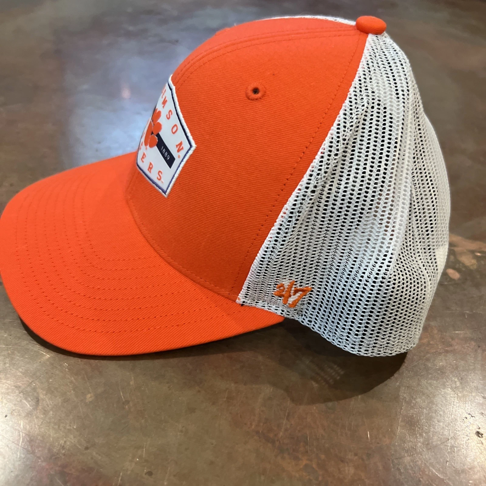 '47 Brand Clemson Tigers Trucker Snapback Orange White NWT - thumbnail 2