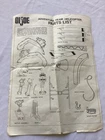 1974 Hasbro GI JOE Adventure Team Helicopter Parts List & Assembly Instructions