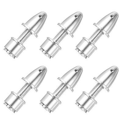 6 Pcs RC Airplane Propeller Adaptor (3*5) (3.17*5) mm Aperture Output Axle 3pcs