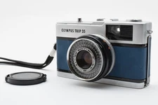 Red Flag OK!  [N MINT Blue] Olympus Trip 35 Film Camera 40mm Japan ＃558