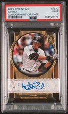 2022 Topps Five Star.  Ichiro Orange Autograph 4/5. PSA 9 Pop 2