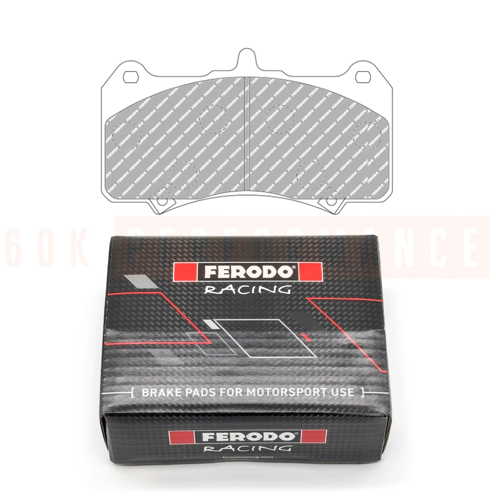 Ferodo DS2500 Brake Pads for AP Racing CP8520 CP8521 CP8522 Radi-CAL FRP3147H