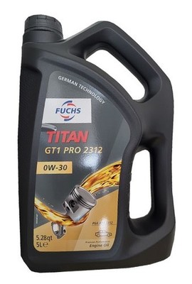 Fuchs TITAN GT1 PRO2312 Motoröl 0W-30 PSA B71 2312 5 Liter