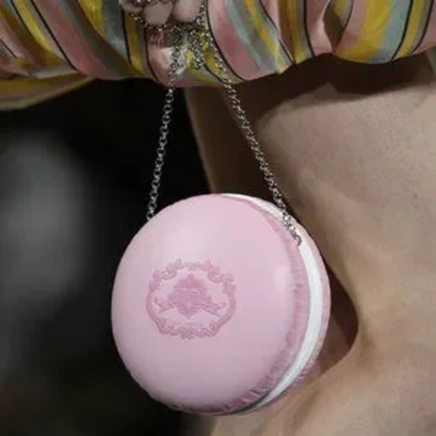 AW20 Moschino Couture Jeremy Scott Macaron Leather ShoulderBag