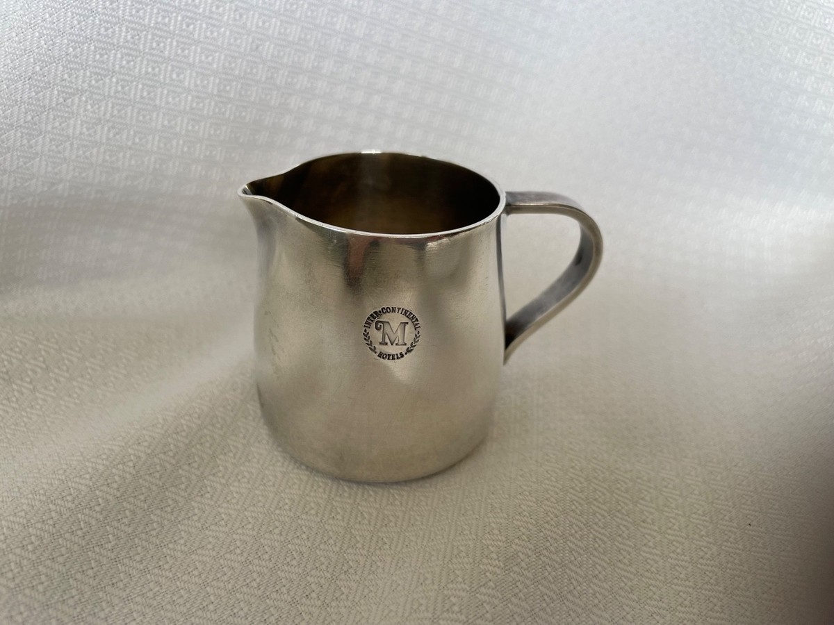 Vintage Intercontental Hotels M Logo Silverplate Creamer H. Beard