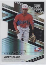 2020 Panini Elite Extra Edition 203rd Decade Die-Cut /203 Yoffry Solano #179 mp7