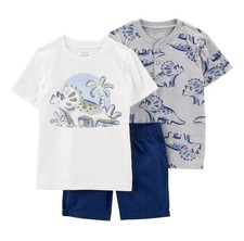 C rter s Kids Set 3 Pieces dinosaur Shirt Shorts Sz 5T