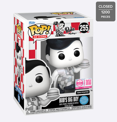 Funko  Pop! Bob s Big Boy (Glitter) with Pop! Protector #255 LE 1200 ~ IN HAND