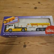 Siku 3511 Mercedes Shell Oil Tanker Truck & 3 axle trailer Vintage siku 1/55 