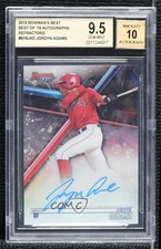 2018 Bowman's Best of Refractor Jordyn Adams #B18-JAD BGS 9.5 GEM MINT Auto n0c