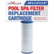 LifeSupplyUSA Pool Filter Cartridge 20" x 7" Replacement for Pentair Clean and