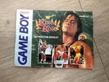 WWF King of the Ring Wrestling Nintendo Game Boy Instruction Manual Booklet ONLY