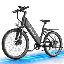 Electric Bike 65 Miles Range 1500W Motor Mountain E-Bike for Adults Teen 7 Speed